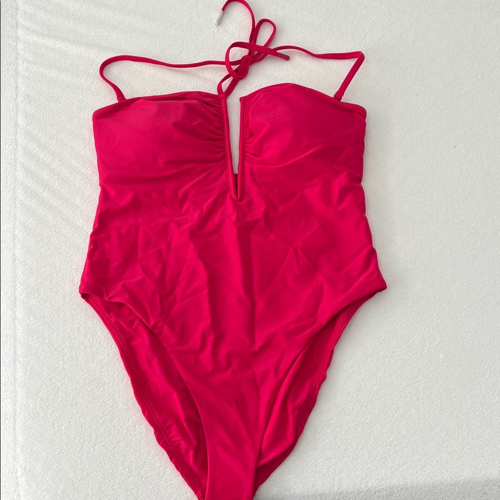 Vibrant Pink One-Piece Swimsuit